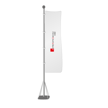 Mobile Fahnenmasten